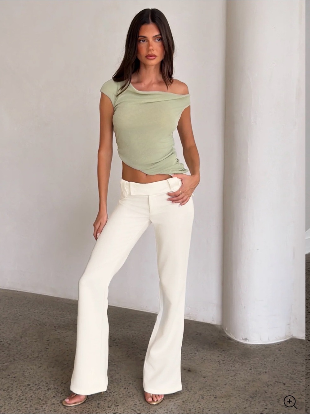 Tiger Mist Kittie Pant Cream Size XS